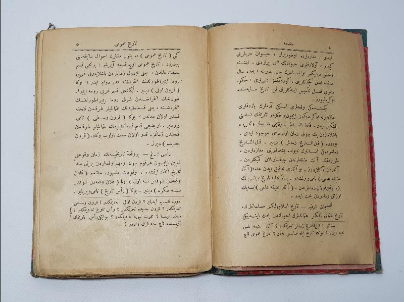 OSMANLICA KİTAP: TARİHİ UMUMİ 