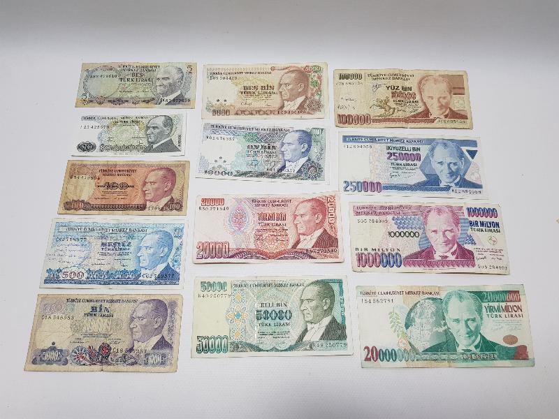 T.C. 6. VE 7. EMİSYON KAĞIT PARA LOTU