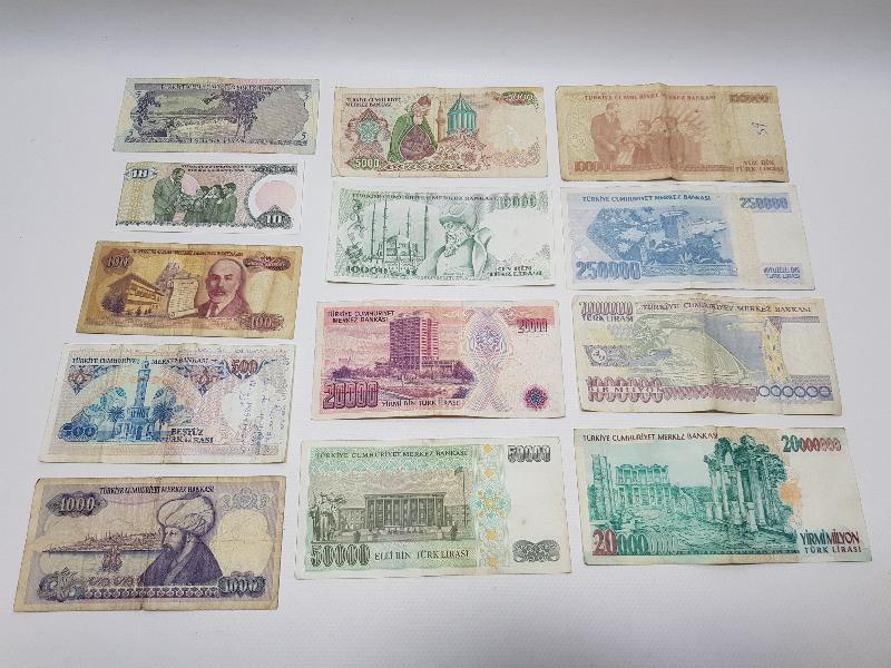 T.C. 6. VE 7. EMİSYON KAĞIT PARA LOTU