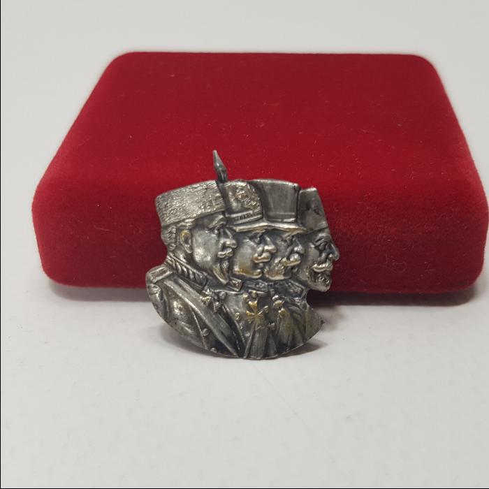 1. DÜNYA SAVAŞI İTTİFAK LİDERLER GÖRSELLİ NADİR ROZET