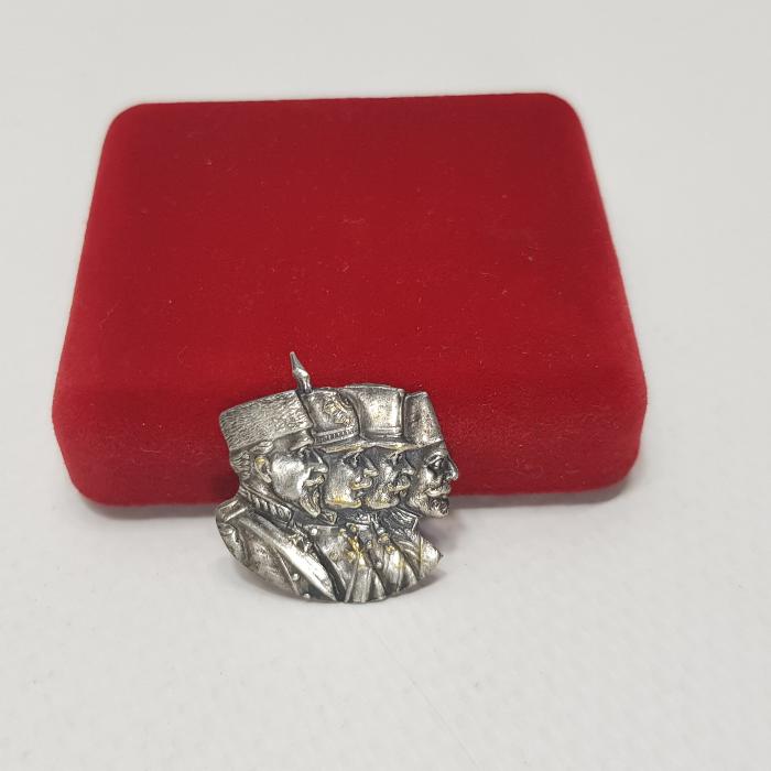 1. DÜNYA SAVAŞI İTTİFAK LİDERLER GÖRSELLİ NADİR ROZET