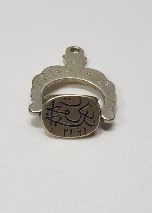 OSMANLI DÖNEMİ DÖNER FORMDA GÜMÜŞ MÜHÜR