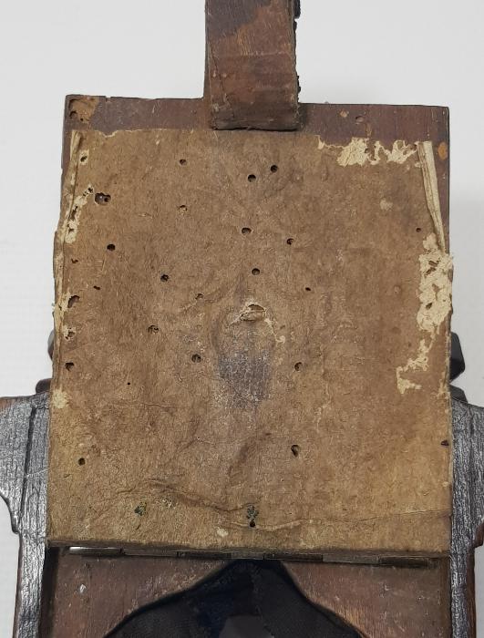 OSMANLI DÖNEMİ RUM İŞİ MELEK FİGÜRLÜ EL OYMA AHŞAP MASA SAATİ KASASI