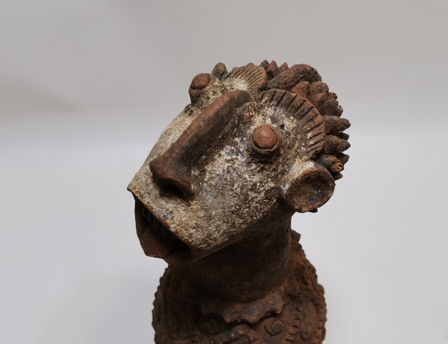 1900 BAŞLARI AFRİKA YAPIMI NADİR TOPRAK TESTİ