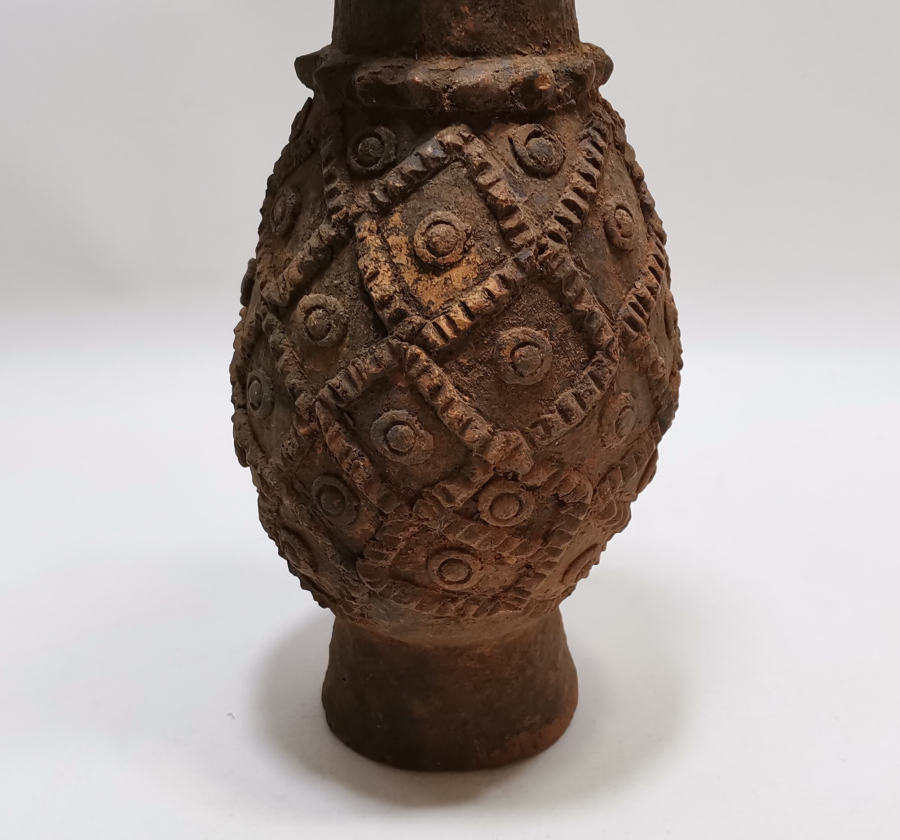 1900 BAŞLARI AFRİKA YAPIMI NADİR TOPRAK TESTİ