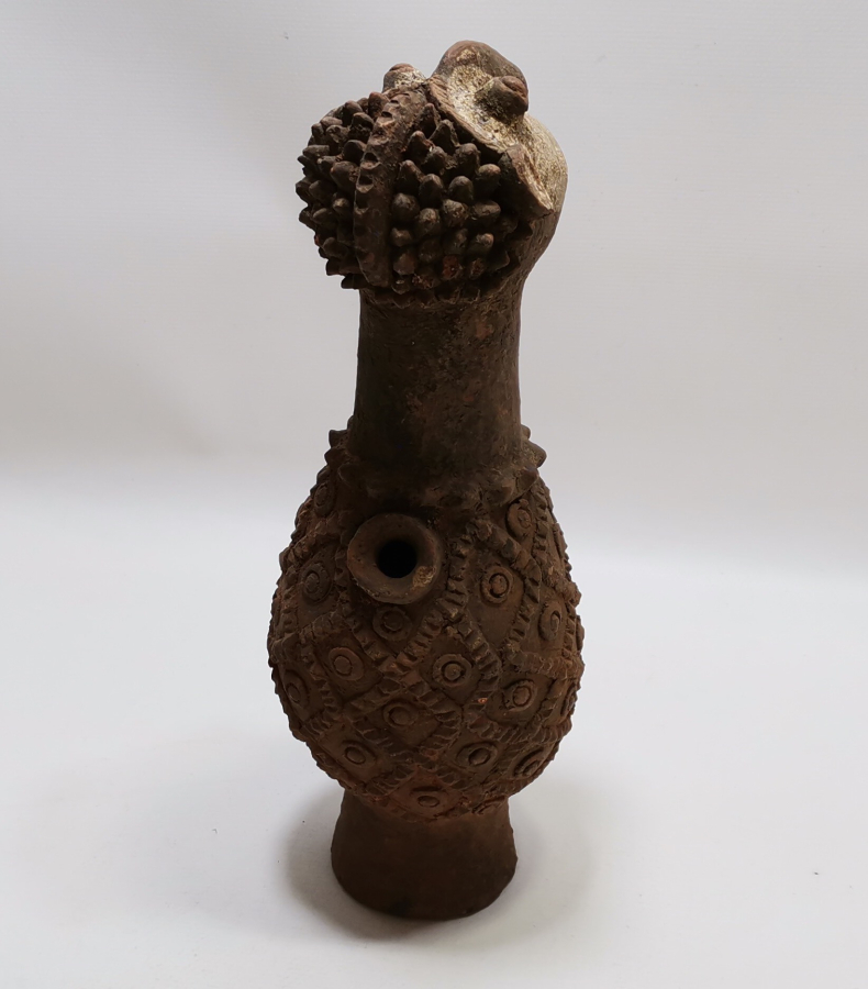 1900 BAŞLARI AFRİKA YAPIMI NADİR TOPRAK TESTİ