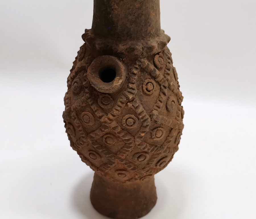 1900 BAŞLARI AFRİKA YAPIMI NADİR TOPRAK TESTİ