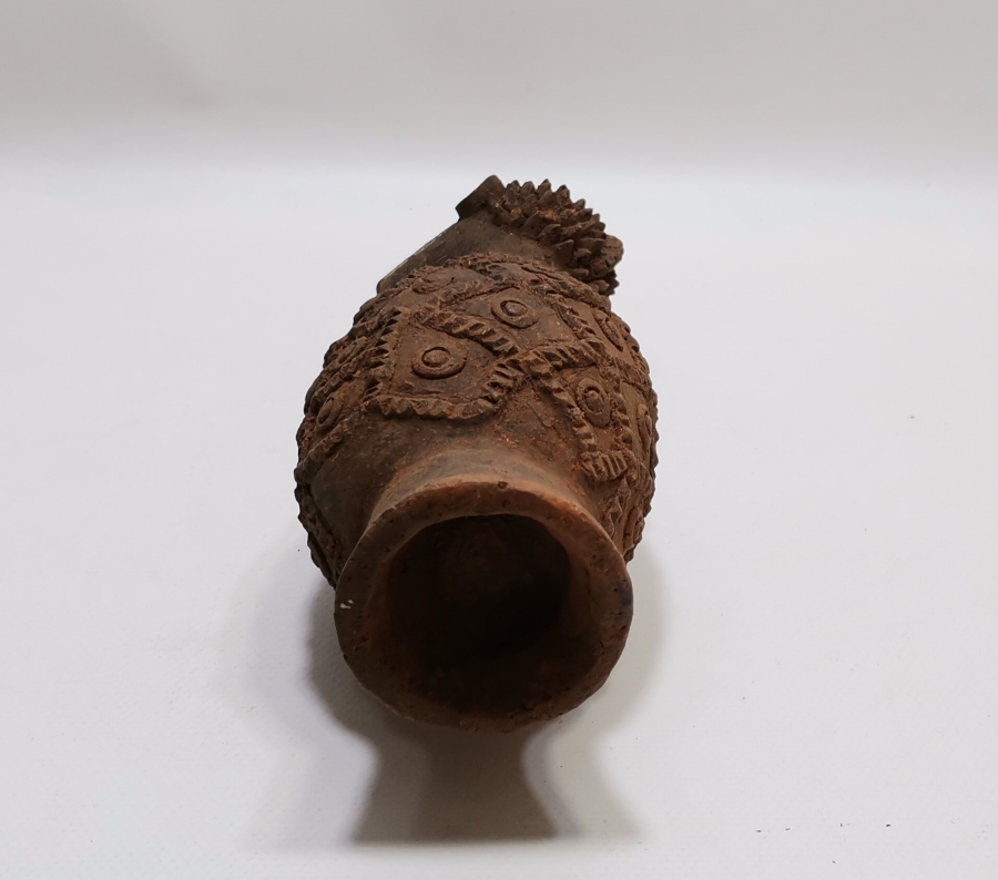 1900 BAŞLARI AFRİKA YAPIMI NADİR TOPRAK TESTİ