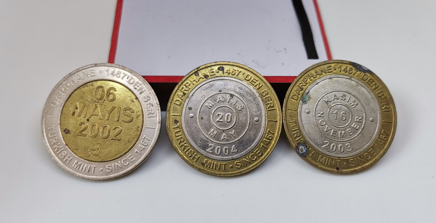 3 ADET HATIRA 1 MİLYON