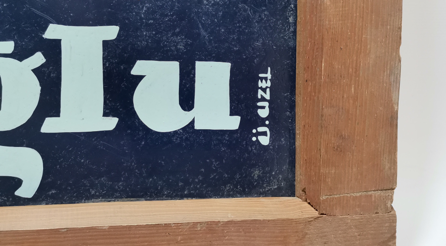 ANTİKA BÜYÜK BOY BAKKAL TABELASI