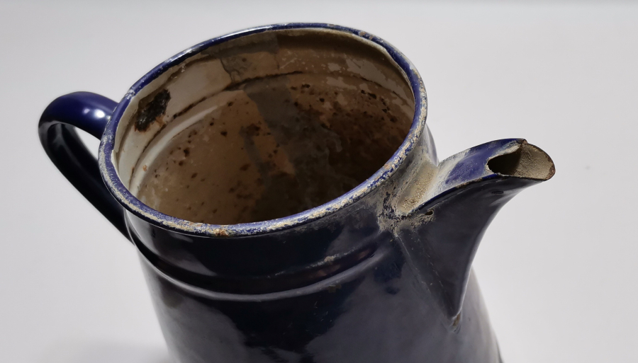 BÜYÜK BOY ANTİKA EMAYE KAHVEDAN