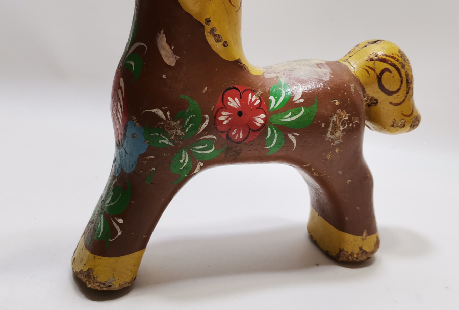 EL BOYAMA ANTİKA OYUNCAK AT