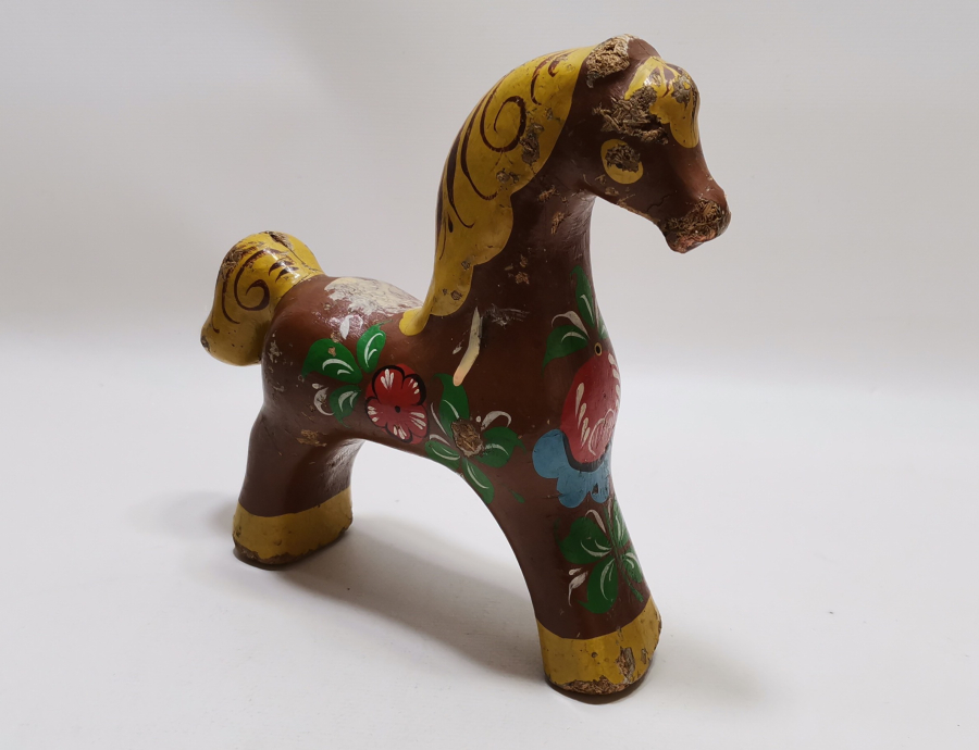 EL BOYAMA ANTİKA OYUNCAK AT