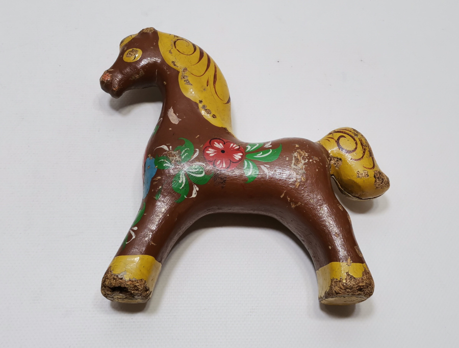 EL BOYAMA ANTİKA OYUNCAK AT