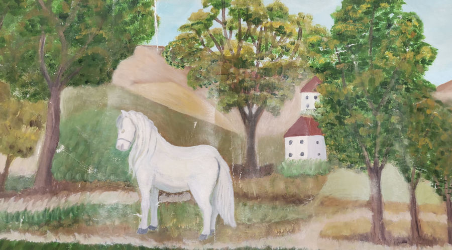 G YETİŞ İMZALI TUVAL ÜZERİ YAĞLI BOYA RESİM