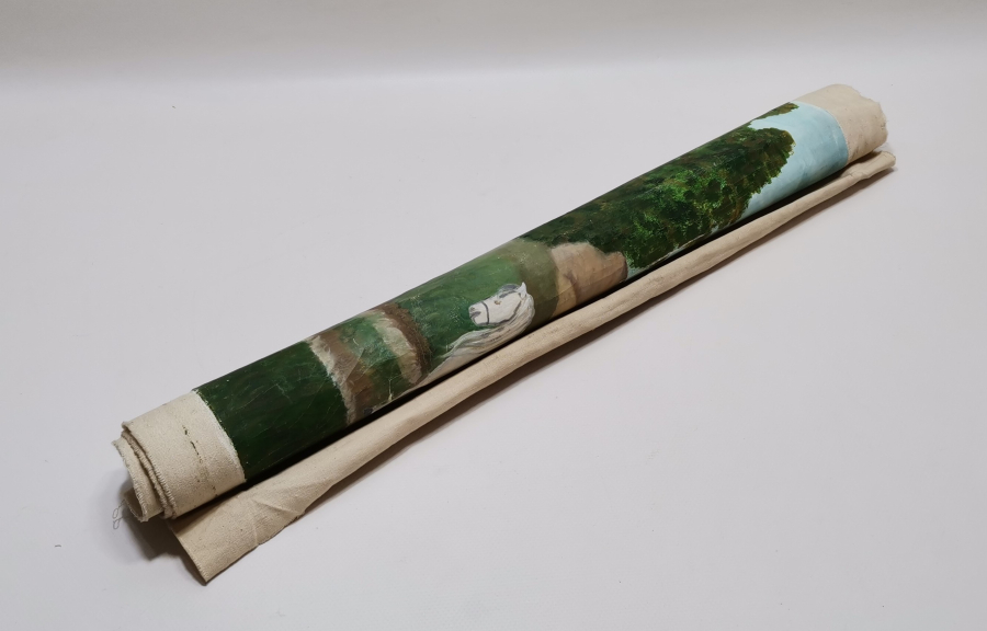 G YETİŞ İMZALI TUVAL ÜZERİ YAĞLI BOYA RESİM