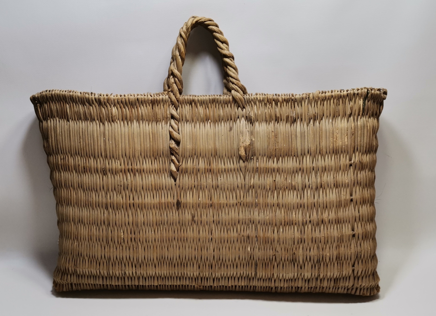 HURMA YAPRAĞINDAN YAPILMIŞ ANTİKA BÜYÜK BOY ÇANTA