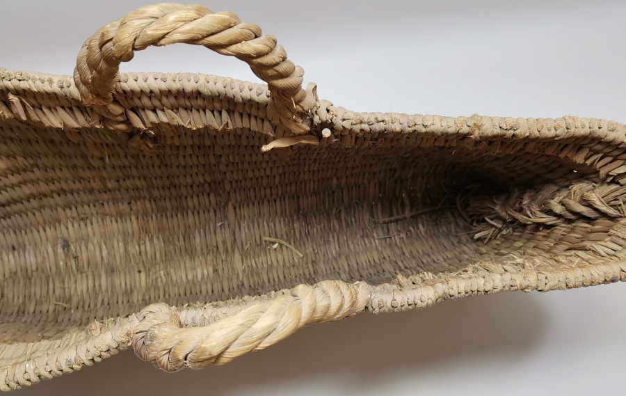 HURMA YAPRAĞINDAN YAPILMIŞ ANTİKA BÜYÜK BOY ÇANTA