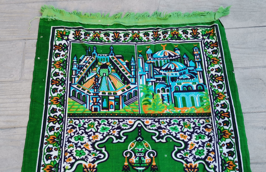 KABE-İ ŞERİF GÖRSELLİ ANTİKA SECCADE