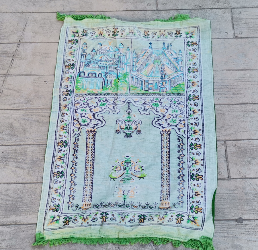 KABE-İ ŞERİF GÖRSELLİ ANTİKA SECCADE