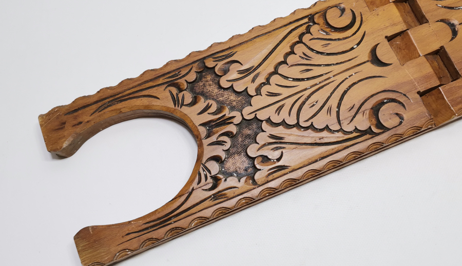 MARAŞ İŞİ EL OYMA İŞÇİLİKLİ ANTİKA BÜYÜK BOY RAHLE