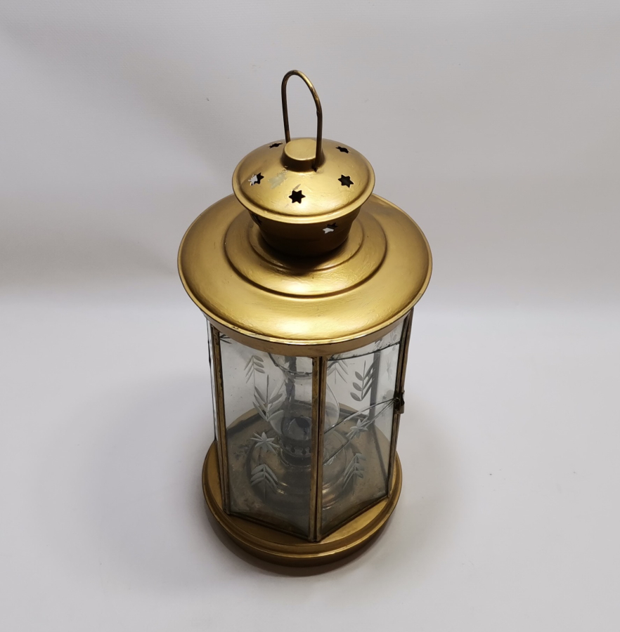 NADİR FORMDA ANTİKA SEYYAR GAZ LAMBASI