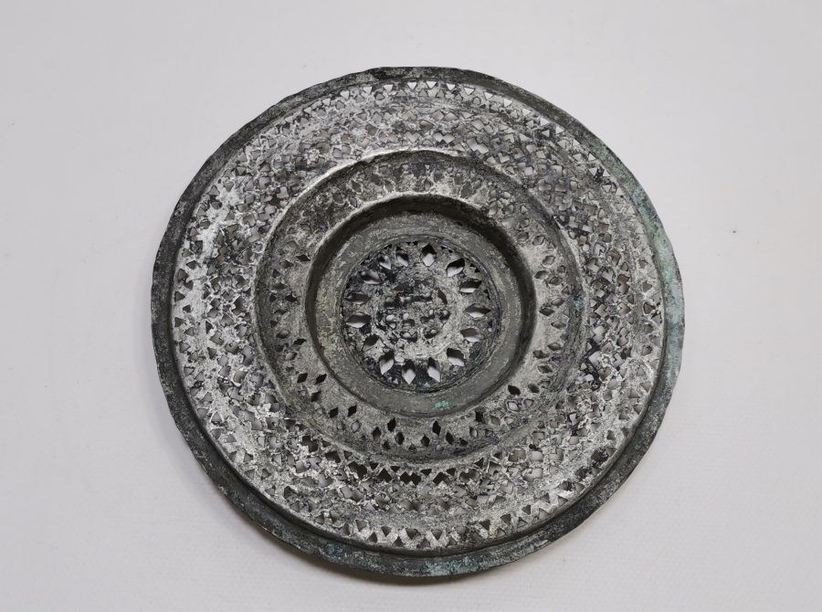 OSMANLI DÖNEMİ BAKIR İBRİK LEĞENİ SÜZGECİ