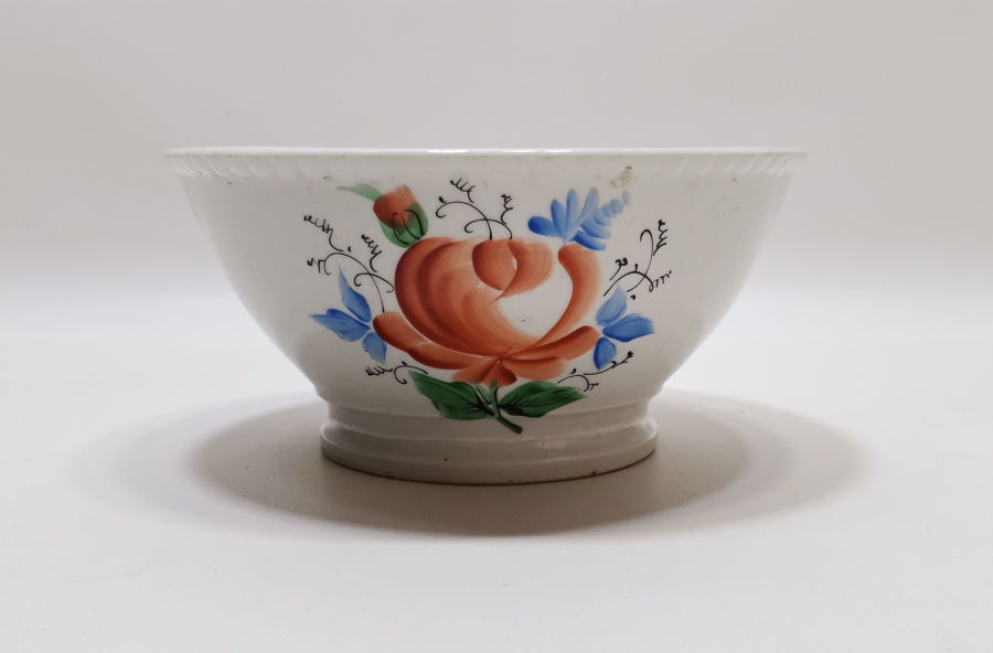 OSMANLI DÖNEMİ EL BOYAMA ÇORBA KASESİ