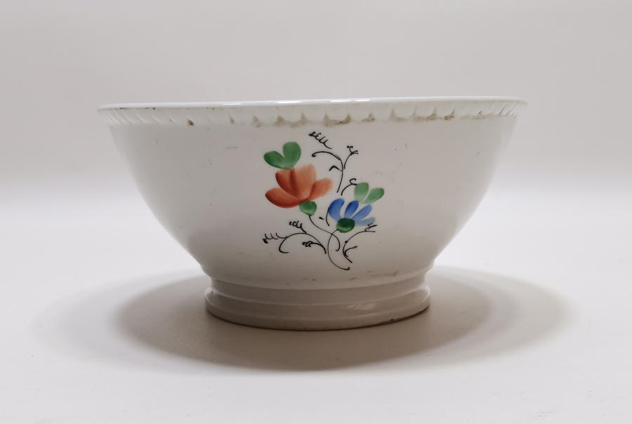 OSMANLI DÖNEMİ EL BOYAMA ÇORBA KASESİ