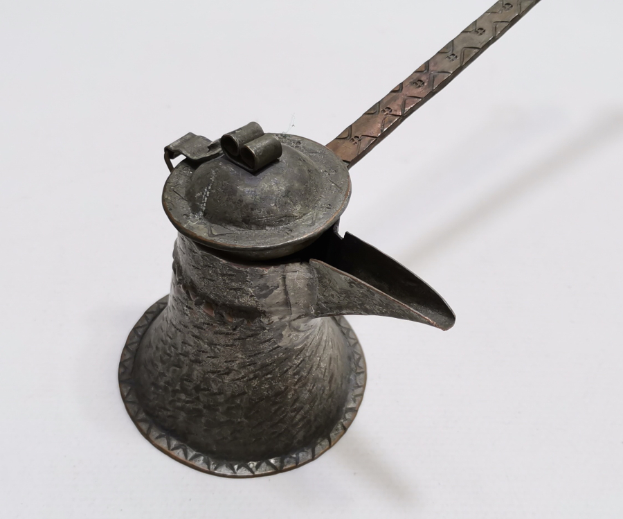 OSMANLI DÖNEMİ EL YAPIMI BAKIR CEZVE