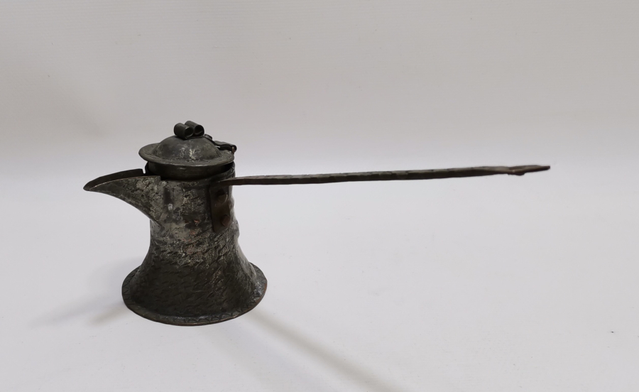 OSMANLI DÖNEMİ EL YAPIMI BAKIR CEZVE