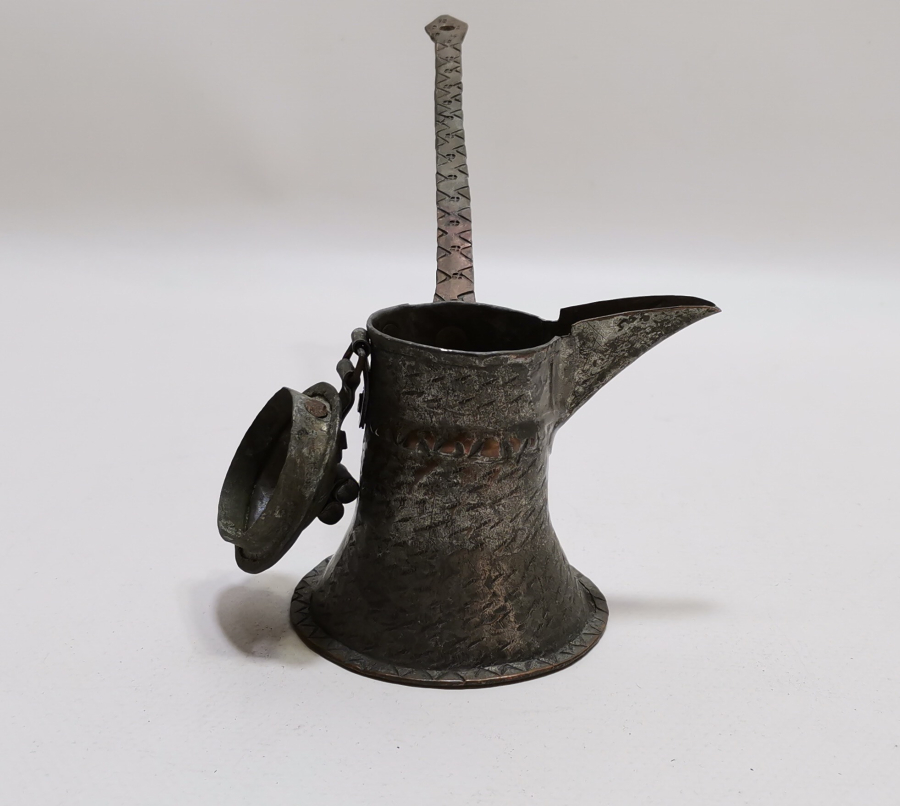 OSMANLI DÖNEMİ EL YAPIMI BAKIR CEZVE