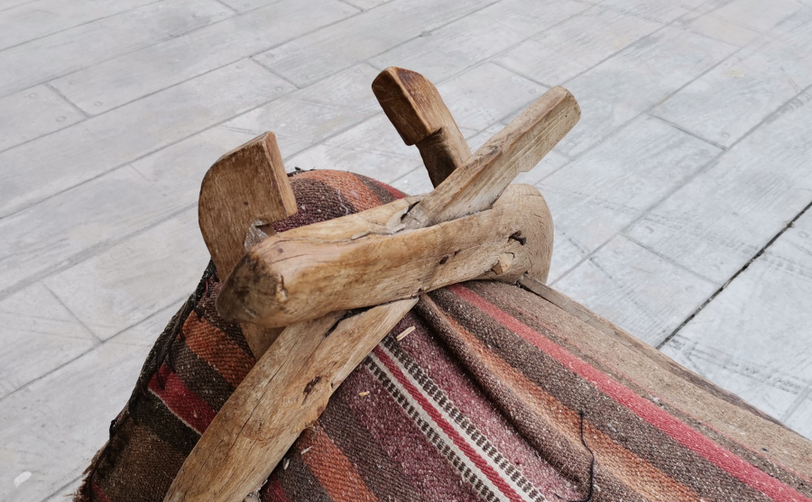 OSMANLI DÖNEMİ EL YAPIMI EŞEK SEMERİ