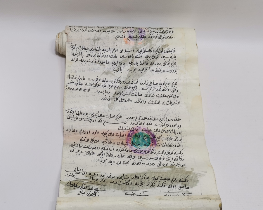 OSMANLI DÖNEMİ EL YAZMA ÇOK YAZMA HAVAS RULOSU