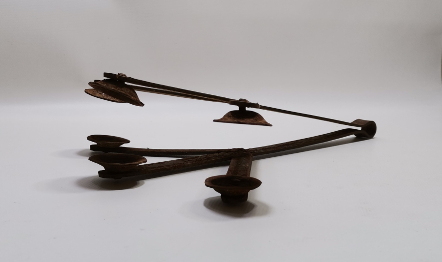 OSMANLI DÖNEMİ KAZ AYAĞI FORMUNDA TEKKE ÇALGISI - ZİLLİ MAŞA