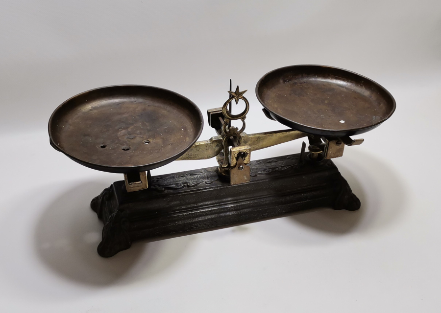 OSMANLI DÖNEMİ KEFELERİ DAMGALI AY YILDIZLI TERAZİ