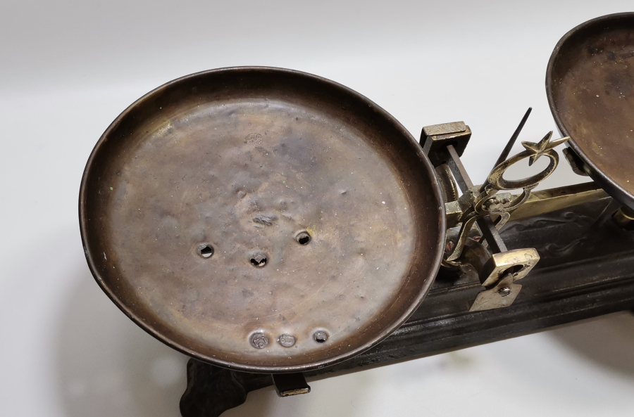 OSMANLI DÖNEMİ KEFELERİ DAMGALI AY YILDIZLI TERAZİ