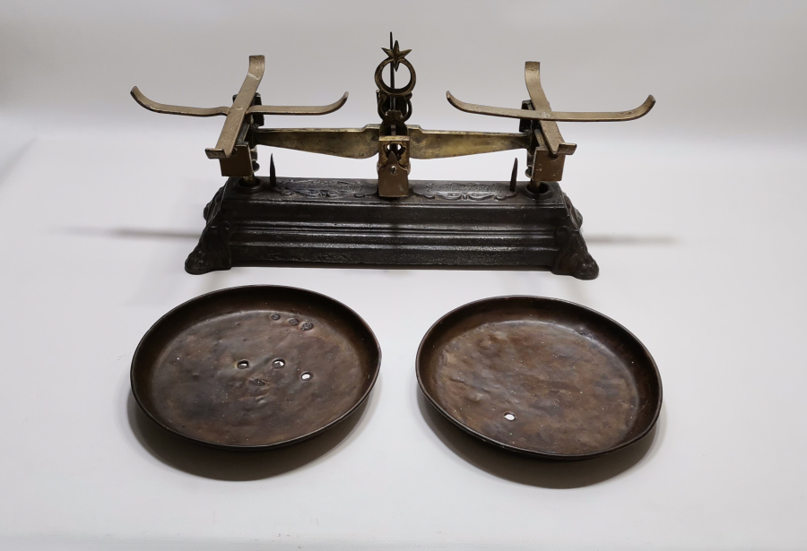 OSMANLI DÖNEMİ KEFELERİ DAMGALI AY YILDIZLI TERAZİ