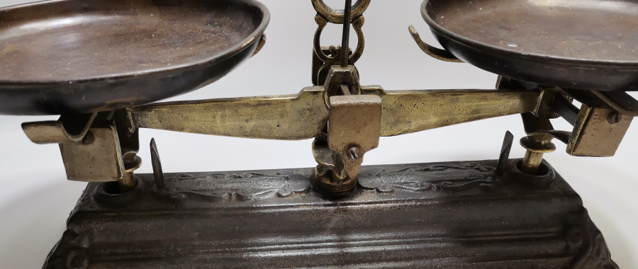 OSMANLI DÖNEMİ KEFELERİ DAMGALI AY YILDIZLI TERAZİ