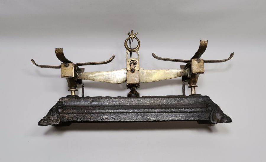 OSMANLI DÖNEMİ KEFELERİ DAMGALI AY YILDIZLI TERAZİ