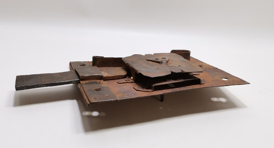 OSMANLI DÖNEMİ KOÇ BAŞLI NADİR EL YAPIMI KAPI KİLİDİ