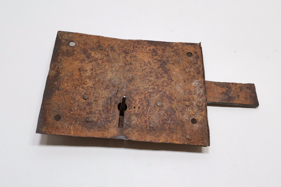 OSMANLI DÖNEMİ KOÇ BAŞLI NADİR EL YAPIMI KAPI KİLİDİ