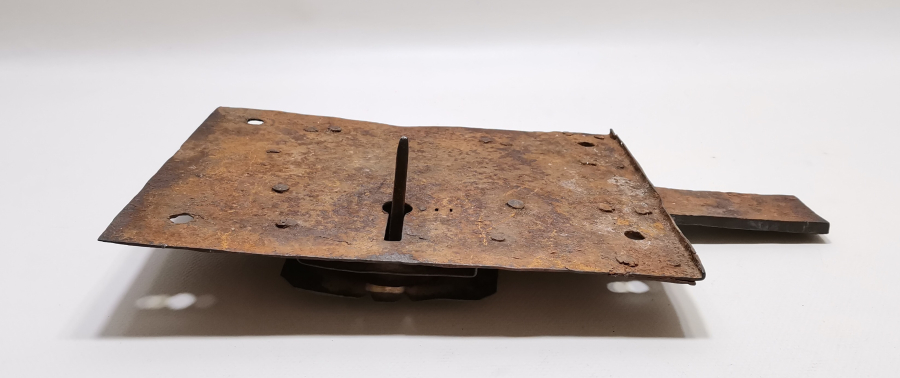 OSMANLI DÖNEMİ KOÇ BAŞLI NADİR EL YAPIMI KAPI KİLİDİ