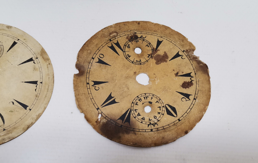 OSMANLI DÖNEMİ MASA SAATİ KADRANLARI LOTU
