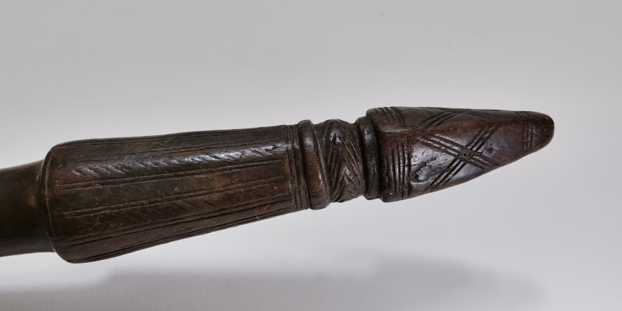 OSMANLI DÖNEMİ MEVLEVİ SİKKELİ TEKKE İŞİ AHŞAP DİBEK ELİ