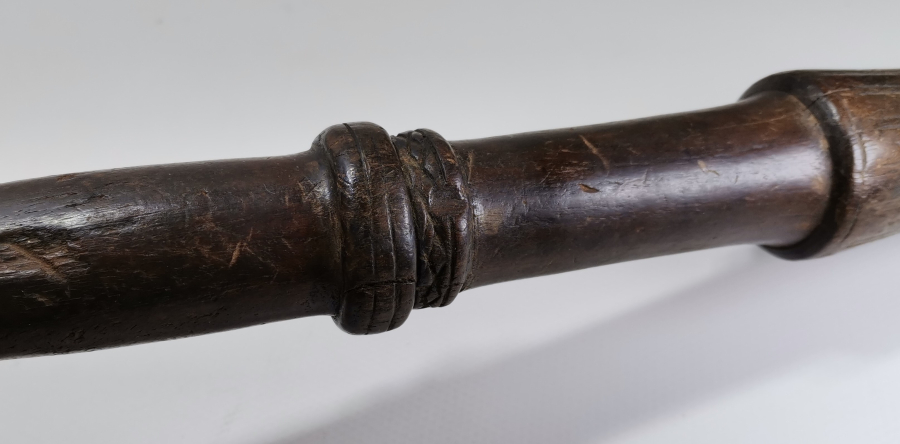 OSMANLI DÖNEMİ MEVLEVİ SİKKELİ TEKKE İŞİ AHŞAP DİBEK ELİ