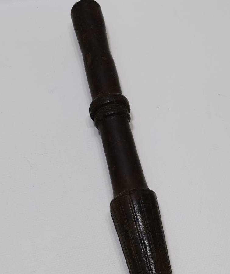 OSMANLI DÖNEMİ MEVLEVİ SİKKELİ TEKKE İŞİ AHŞAP DİBEK ELİ