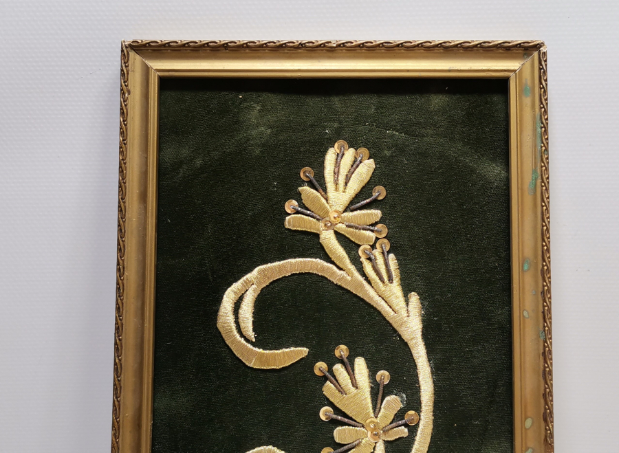 OSMANLI DÖNEMİ SIRMA İŞÇİLİKLİ PANO