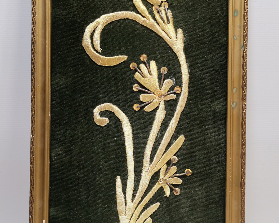 OSMANLI DÖNEMİ SIRMA İŞÇİLİKLİ PANO