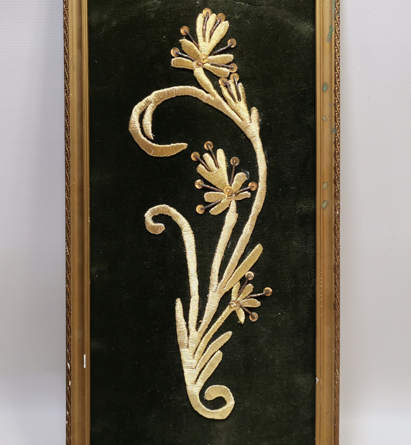 OSMANLI DÖNEMİ SIRMA İŞÇİLİKLİ PANO